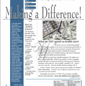 Issue #250: Health care economics...